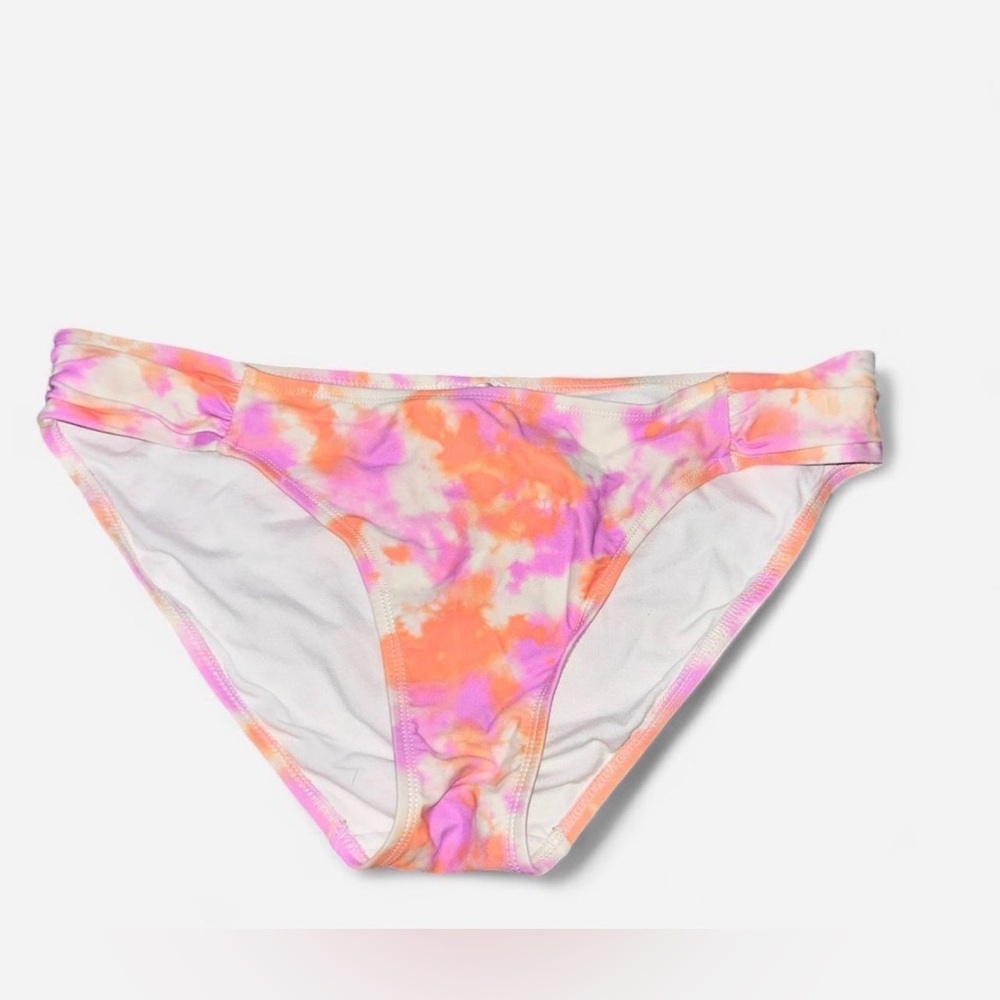 No Boundaries Pink and Orange Bikini Bottom